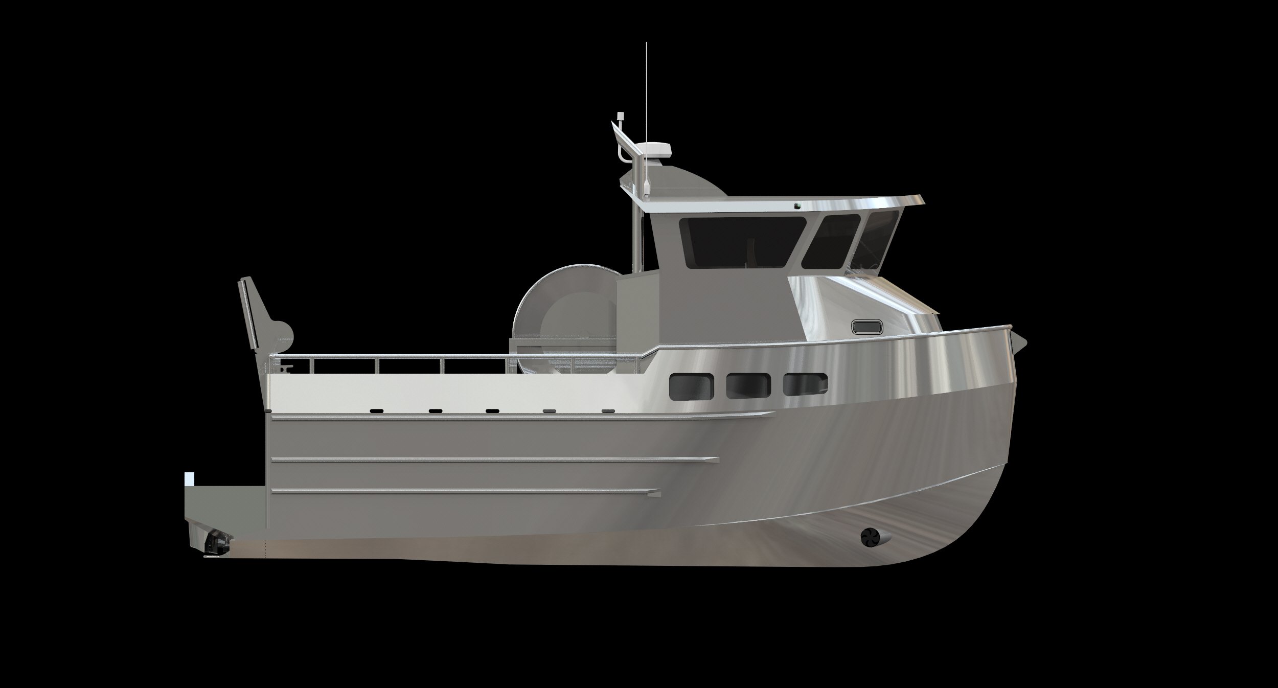 32' x 16' Aluminum Bristol Bay Gillnetter — Coastwise Marine